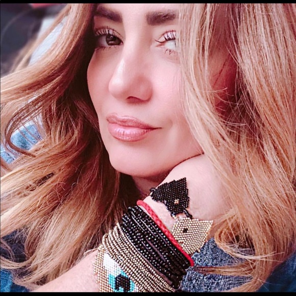 santo pecado Jewelry Santo Pecado Pink Heart Bracelet Poshmark